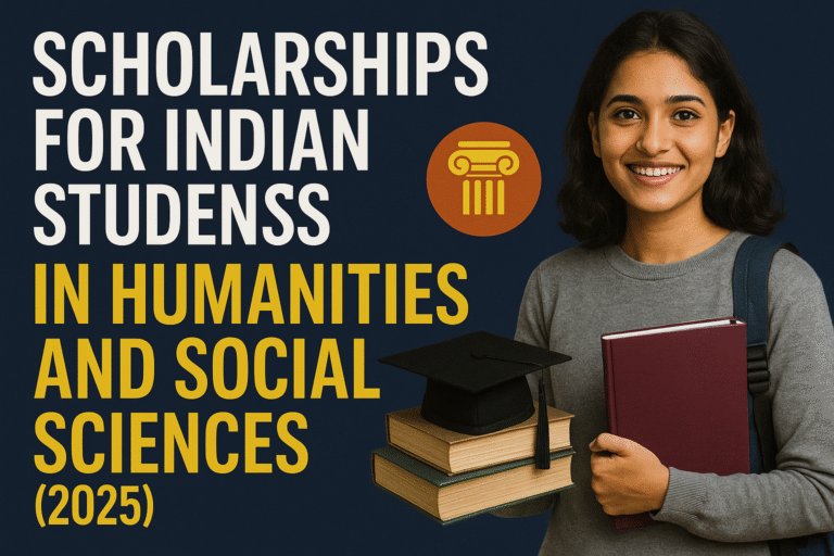 Scholarships for Indian Students in Humanities and Social Sciences (2025)