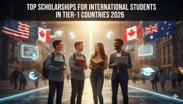 Top scholarships for international students in Tier-1 countries 2026