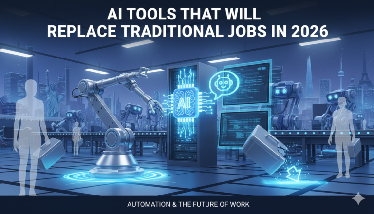 AI tools replacing traditional jobs in 2026